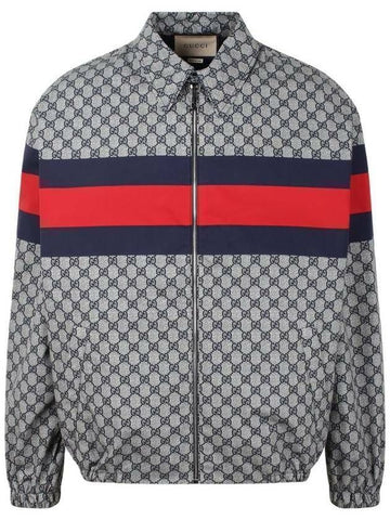 GUCCI Baumwolljacke mit GG-Print 770373 ZAPEV 4701 133010704 [P]