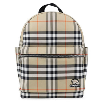 Burberry Kids Bear Logo Vintage Check Backpack (Beige) 8108445 B9368 158716347 [P]