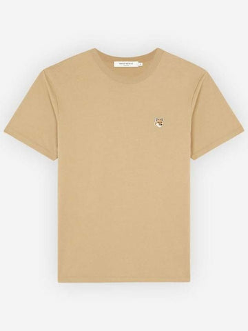 Maison Kitsune Fox Head Patch Embroidered T-Shirt AM00103KJ0008 P220 133042773 [P]