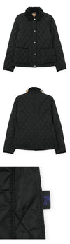 BURBERRY Damen Steppjacke aus Nylon (Schwarz/Sand) 8107510 158567735 [P]