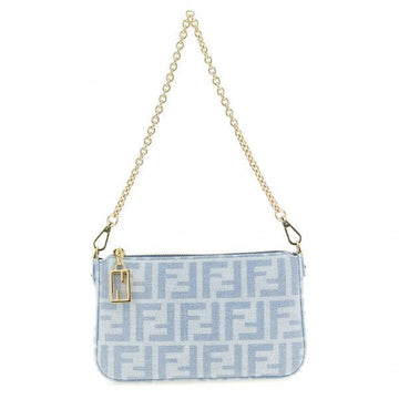 FENDI 26FW DENIM BAGUETTE POUCH (8BS073 AY6Y F1X25) 159751088 [P]