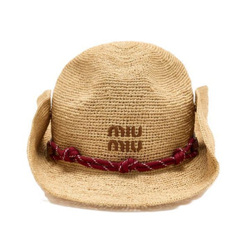 MIU MIU Raffia-Hut 26FW 159751641 [P]