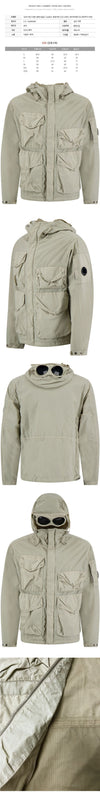 CP COMPANY フラットナイロンゴーグルフードハンティングジャケット 155183558 [P]