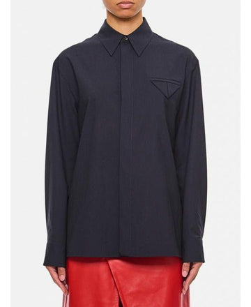 Bottega Veneta Fine Wool Shirt 151054689 [P]