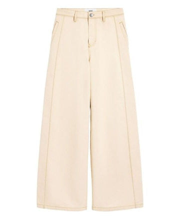 AMI Cotton Super Wide Fit Jeans 151054920 [P]