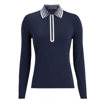 GFORE SILKY TECH NYLON QUARTER ZIP POLO (GLP000001-TWLT) 114891748 [P]