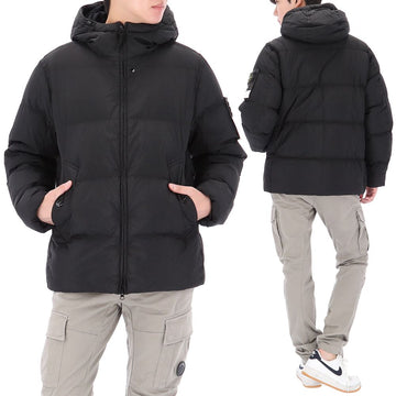 STONE ISLAND クランケルラプス フーデッドダウンジャケット 159753545 [P]