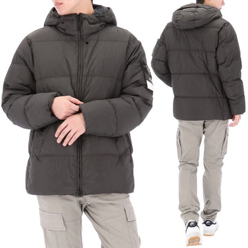 Stone Island Hooded Down Jacket With Patch 159753935 [P]