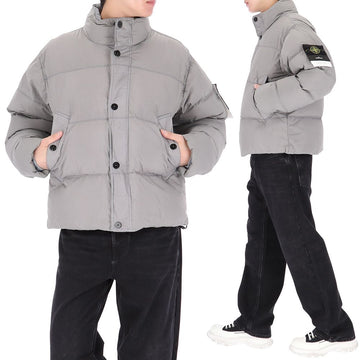 STONE ISLAND Krepp-Lappen-Down-Jacke 159755334 [P]