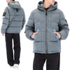 STONE ISLAND Hooded Daunenjacke aus Nylon mit Wappen-Patch 4100019 S0019 V0049 159755447 [P]