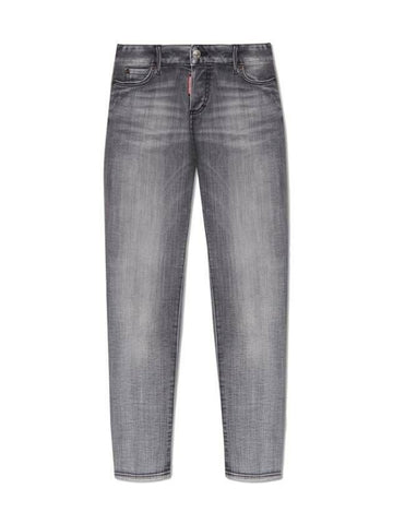 DSQUARED2 ストレートグレーウォッシュジニファージーンズ 133018249 [P]