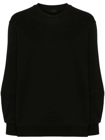 Moncler Matte Black Logo Sweatshirt 133042070 [P]