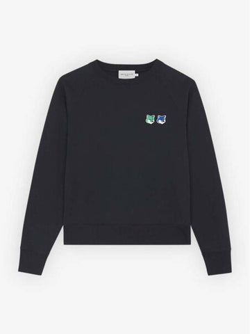 MAISON KITSUNE ダブル モノクローム フォックス ヘッド スウェットシャツ 133043019 [P]