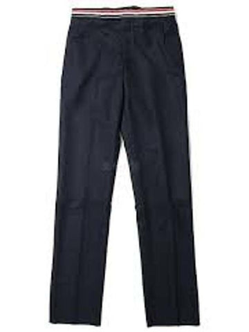 THOM BROWNE Taillierte Twill-Hosen aus Wolle mit RWB-Trimm 133044794 [P]