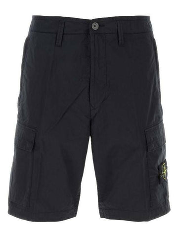 STONE ISLAND L0803 leichte Stretch-Cotton-Canvas Cargo Bermuda Shorts Regular Fit 8015L0803 A0020 133072159 [P]