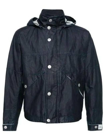 Stone Island Marina Raw Plated Linen Hooded Jacket 8015418X1 V0027 133074865 [P]