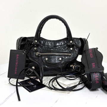 BALENCIAGA クラシックミニシティモーターバッグブラック (300295) 159759750 [P]