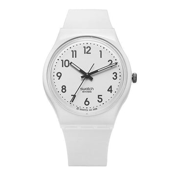 SWATCH ウオッチ SO28W107-S14 NEW CORE JUST WHITE SOFT ウレタンバンド レディース 139818495 [P]