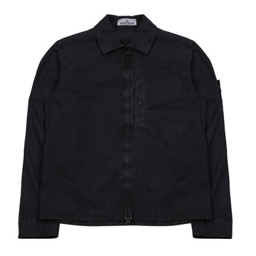 STONE ISLAND ブラシコットンキャンバスオーバーシャツオーガニックエフェクト 142785913 [P]