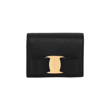 Salvatore Ferragamo Wallet Women's Compact Black 40552269 [P]
