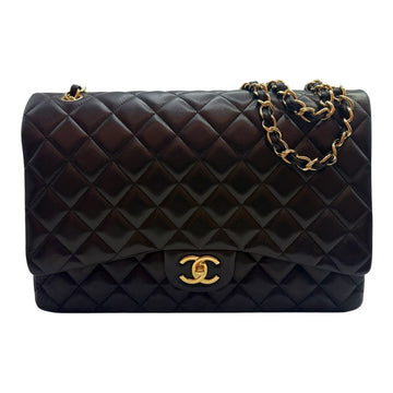 CHANEL Classic Lambskin Flap Bag with Gold Hardware Maxi A58601 159761362 [P]
