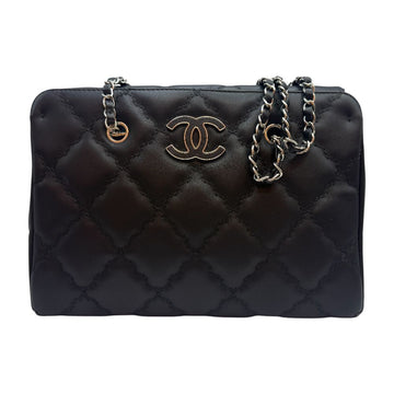 CHANEL ラムスキン ハンプトン スティッチ ショルダーバッグ 159761810 [P]