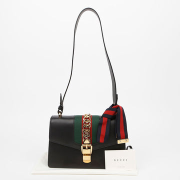 Gucci Small Tote Shoulder Bag Black 159666230 [P]