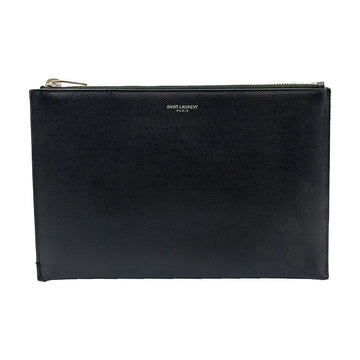Saint Laurent Classic Small Leather Clutch 375950 Black 159763660 [P]