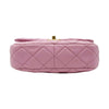 CHANEL AS3205 Mini-Chainbag aus pinkem Lammleder mit Steppung 159764325 [P]