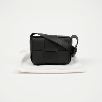 BOTTEGA VENETA キャンディカセットイントレチャートミニクロスバッグブラック 159410920 [P]