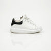 Alexander McQueen Oversole Sneakers White Black Tab 159541709 [P]