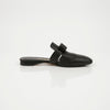 Salvatore Ferragamo Briza Calf Leather Bow Mules Black 159542313 [P]