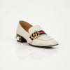 Gucci Mid Heel Leather Loafer Ivory 159542394 [P]