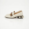 Gucci Mid Heel Leather Loafer Ivory 159542394 [P]