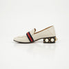 Gucci Mid Heel Leather Loafer Ivory 159542394 [P]