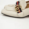 Gucci Mid Heel Leather Loafer Ivory 159542394 [P]