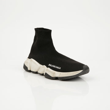 BALENCIAGA Speedrunner Sneakers Schwarz Weiß 159581689 [P]