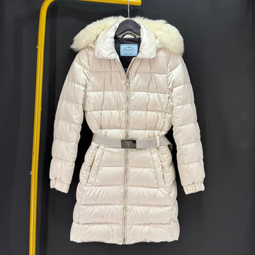 PRADA Damen Langpufferjacke mit Pelzbesatz (28G062) 159778161 [P]