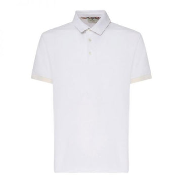Etro Logo Embroidered Paisley Under Collar Short Sleeve Polo Shirt 158136086 [P]