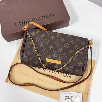 LOUIS VUITTON Klassische Monogram Crossbody Bag MM (M40718) 159794455 [P]