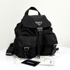 PRADA Nylon Dreieckslogo Rucksack klein schwarz 159807402 [P]