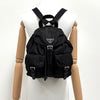 PRADA Nylon Dreieckslogo Rucksack klein schwarz 159807402 [P]