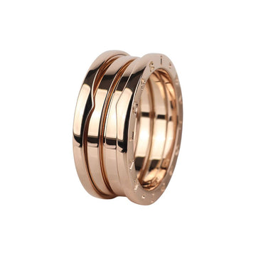 Bulgari Pink Gold B.zero1 3-Band Ring 60 Size 335941 159811045 [P]