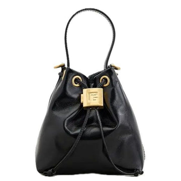 Balmain Smooth Leather Mini Pulse Bucket Bag 159828687 [P]