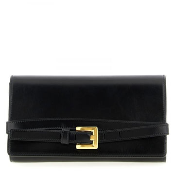 BALMAIN 26FW Kalbsleder Chain SHUF Hufle Geldbörse 159828814 [P]