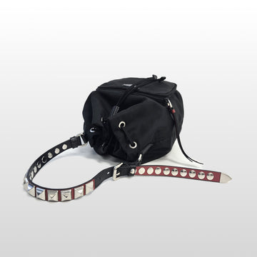 GUCCI Duet Hobo Bucket Bag Noir 1BE027 159853914 [P]