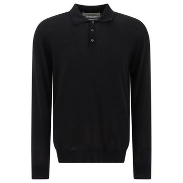 GOLDEN GOOSE Merinowoll Langarm Polo Pullover 151532329 [P]