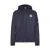 MONCLER MORNAY gestreifter Logo-Patch-Jacke Navy 1A001 68 539ZD 778 159063965 [P]