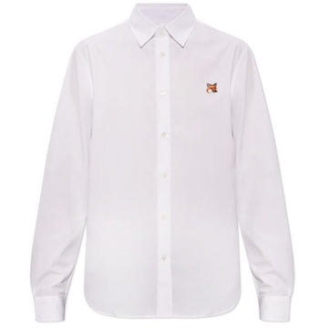 Maison Kitsune Fox Head Classic Shirt (MM00409WC0026-P100) 75847103 [P]