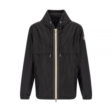 Moncler NIDGE Logo Patch Zip-Up Technical Jacket Black 1A001 12 539ZD 999 159063943 [P]